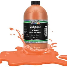 Pouring Masters Carrot Cake 32-Ounce (Quart) Acrylic Pouring Paint