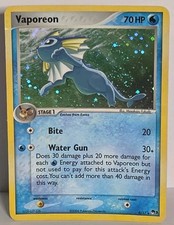 Vaporeon 6/17 POP Series 3 Holo Swirl Error 2006 Pokemon TCG Card HP-MP  on eBay