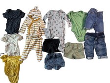 Baby Boys Clothing Lot 0-3M 3M 3-6M Old Navy Nike Jeans Bodysuits 13 Pc