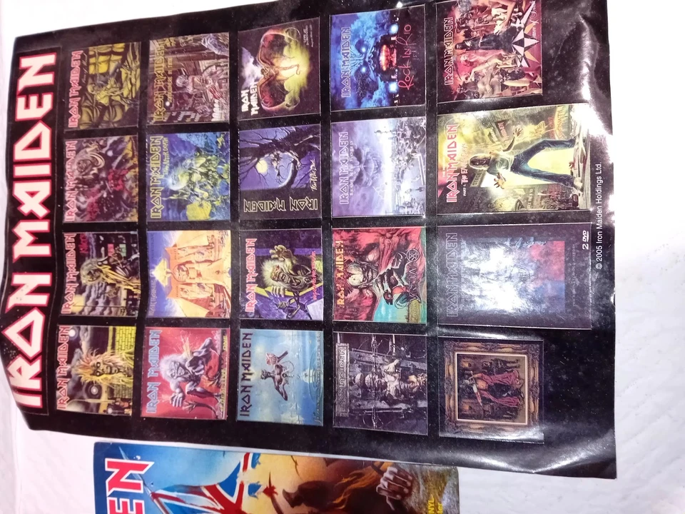 NEW! IRON MAIDEN - The Trooper 7" Blue Vinyl + POSTER+Stickers - Image 3 of 4