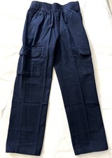 NWOT- childrens place chino pants boys 8 straight adjustable waist blue