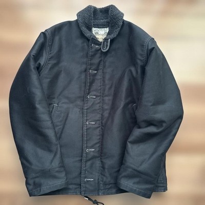 BUZZ RICKSON'S William Gibson N-1 Deck Jacket Coat Men Size 36 Boa 