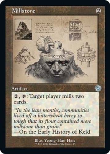 NM - Millstone (Schematic) BRR - 95 The Brothers' War: Retro Frame Artifacts