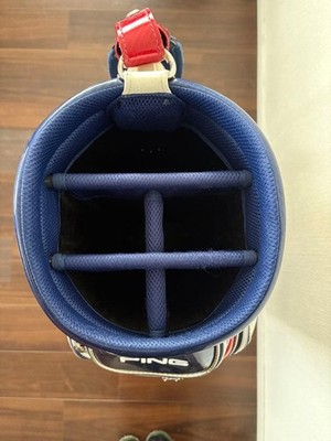 『限定モデル』PING ゴルフバッグ アメリカ国旗デザイン PING American Flag Design White cart bag golf carry caddy bag rare