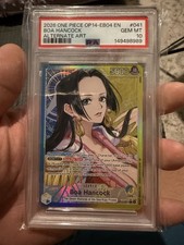Boa Hancock OP14-041 Alt Art Foil Leader The Azure Sea's Seven PSA 10 EN