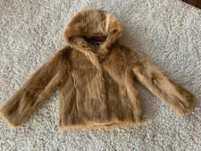 Modische Winterjacke, Kunstpelz, Braun, Gr. 36, Missguided