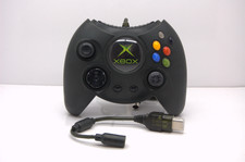 Original Xbox Duke Controller OEM Microsoft Gamepad Tested w/Breakaway Cable