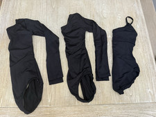 Set Of 3 Dance Leotards Girls XS