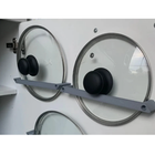 Wall Mounted Pot Lid Rack – 2 Slot Organizer for Neat Kitchen Storage