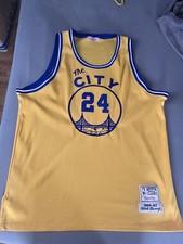 MITCHELL & NESS Authentic Rick Barry 1966 Warriors Jersey