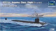 Riich Models RN28005 US Submarine Los Angeles Class Flight I 1/350 Scale Kit