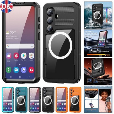 IP68 Wasserdicht Magsafe Cover Stoßfest Hülle für Samsung Galaxy S26 Ultra Plus