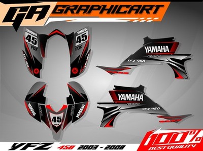 Yamaha YFZ 450r graphics kit Adaptation graphics 2014-2015 ( cssweetstuff