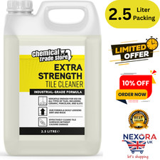 Tile Cleaner 2.5L for Porcelain Ceramic Natural Stone Floors Powerful Remover-UK 3.59 per litre