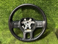 2013-19 Dodge Ram 1500 4gen Black Leather Steering Wheel Wmultifunction Heated