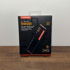 2TB Sandisk WD BLACK SN850X Internal NVMe SSD Gen4 7300 MB/s New Sealed