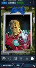 12 DAYS OF TOPPS DAY 1 IRON MAN UNCOMMON 2025 MARVEL COLLECT DIGITAL CARD