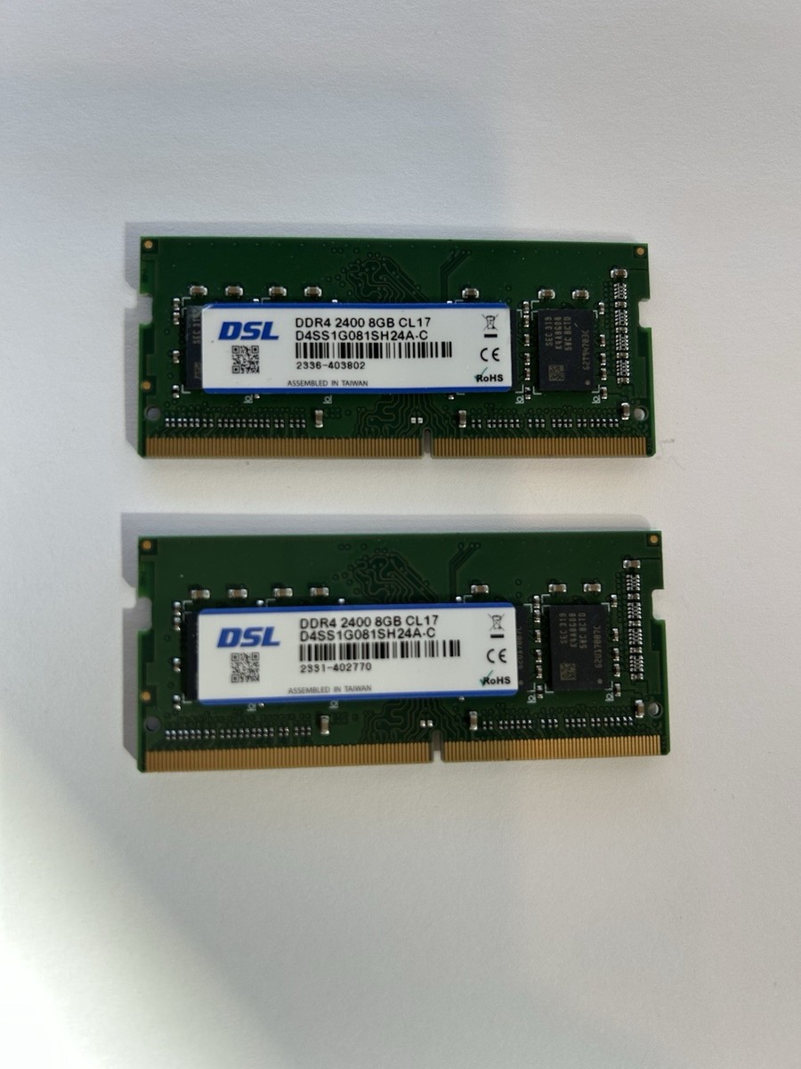 DSL 8GB x 2 Total of 16GB DDR4 CL 17 Lap top ram 2400 Mhz** | eBay