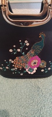  Pfauen-Handtasche Banned Retro