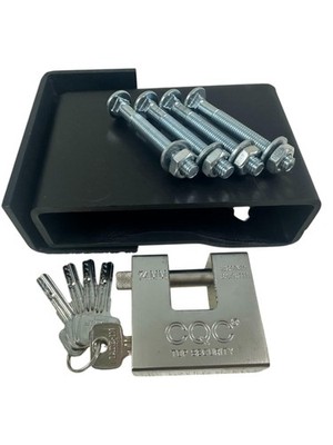 Foghorn Construction Shipping Container Lockbox, Heavy-Duty Steel Security Box w