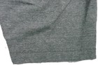 Gray VTG men’s shirt XLT with short sleeves, featuring a single stitch panel on the waistband.