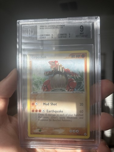 Groudon graded BGS 9 for sale on eBay