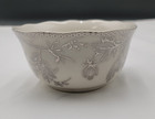 222 Fifth Adelaide Silver Soup Cereal Bowl, Birds & Floral New — photo 4