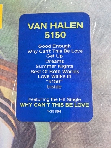 **RARE Original Shrink/Hype** VAN HALEN "5150" (1986) Warner Bros. LP  VG+