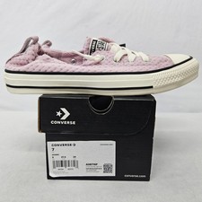 Converse All Stars Shoreline Slip-On Shoes A08716F Phantom Violet Women's Sz 7