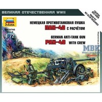 Zvezda ZV6257 1:72 Pak 40 Gun + Crew
