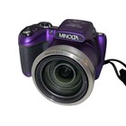 Minolta Mn53Z Pro Shot 16Mp Hd Digital Camera 53x Optical Zoom Purple Wireless