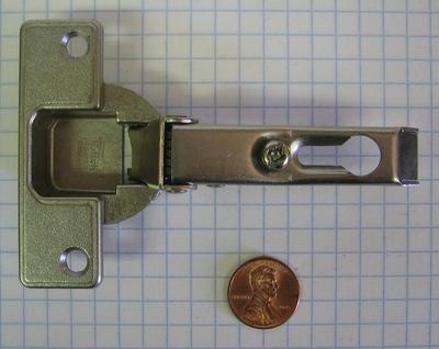 HETTICH #016641 (VARIMAT 731-T22EH) 35mm CONCEALED HINGE, OVERLAY, SELF-CLOSING