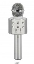 Supersonic-wireless Bluetooth® Microphone With Built-in Hi-fi Speaker (silver)