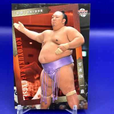 sumomo☆ Shimanoumi Koyo 69 Sumo Wrestler Trading Card BBM 2019 TCG