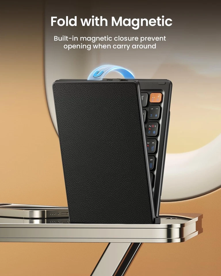 ProtoArc XK04 Foldable Wireless Keyboard Portable Bluetooth Rechargeable - Image 2 of 4