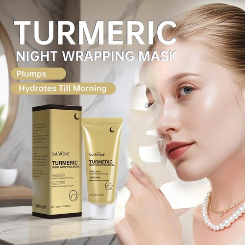 Turmeric Night Wrapping Mask, Peel off Facial Mask 100ml XHN