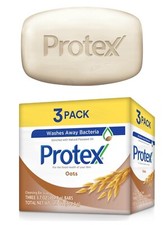 3 bars 3.7oz New PROTEX OATS ANTIBACTERIAL SOAP BAR JABON PROTEX AVENA