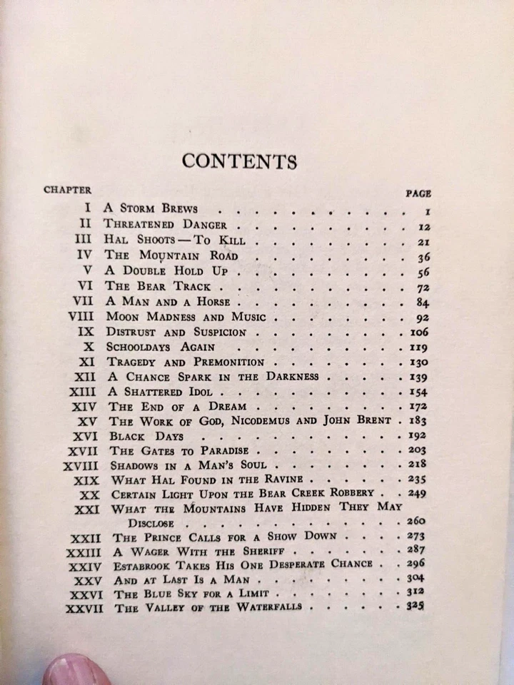 THE OUTLAW, 1st Ed 1914, Hardcopy, Jackson Gregory, GC+, RARE, UNCORRECTED PROOF - Image 4 of 4