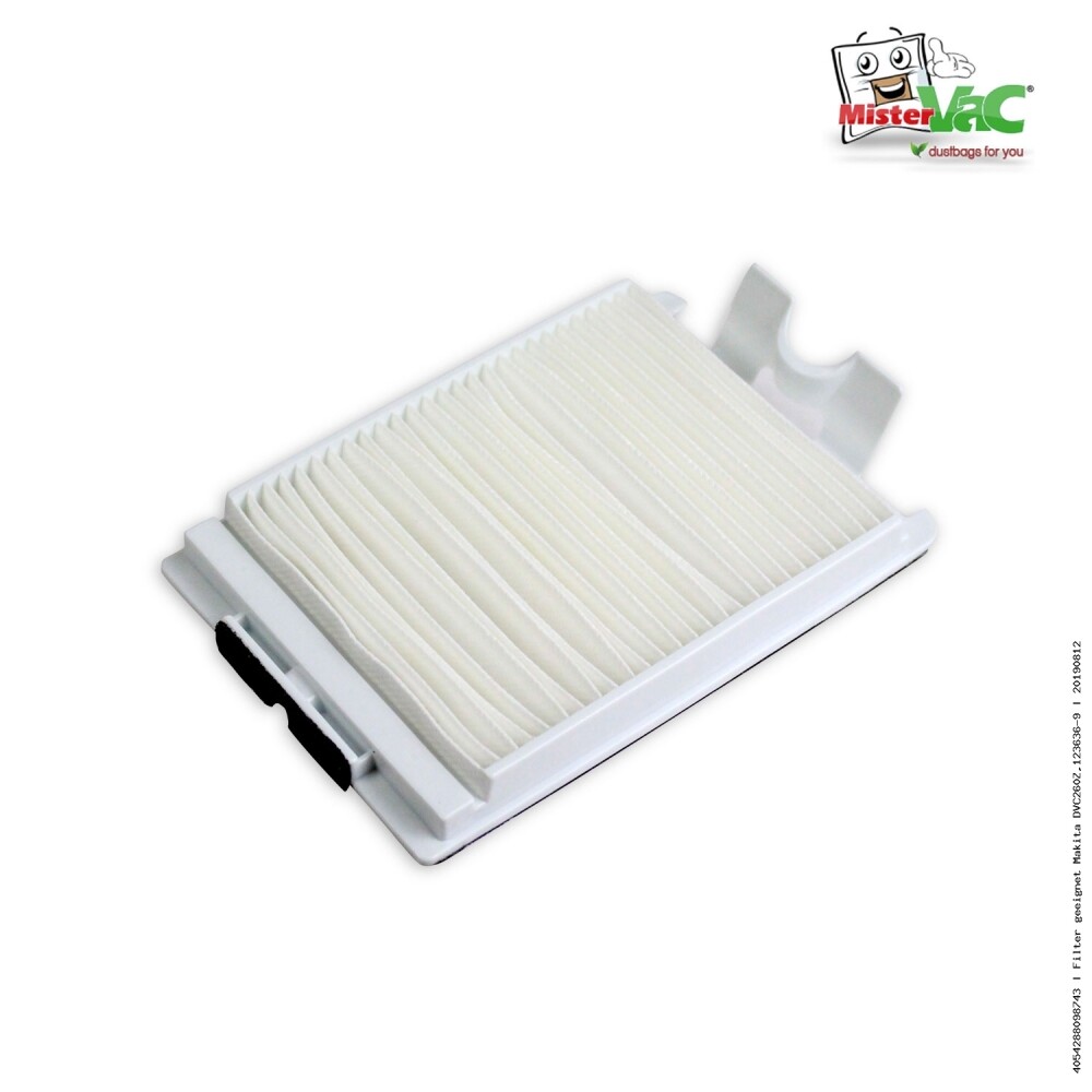 MisterVac compatibile con Filtro di ricambio filtro Makita DVC261