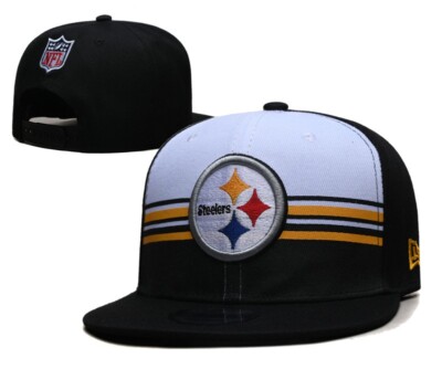 Pittsburgh Steelers NFL Adjustable Trucker Hat Men's Flat Brim Baseball Cap