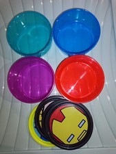 Disney Store & Marvel Plastikowe pojemniki na żywność Zestaw 4 szt.