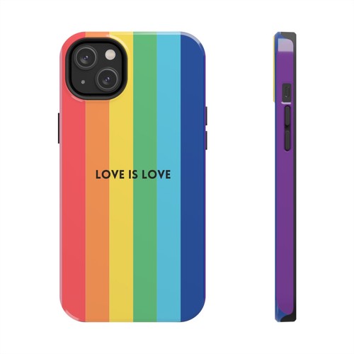 LOVE IS LOVE Colorful Love, Pride Tough Phone Case - Picture 34 of 97