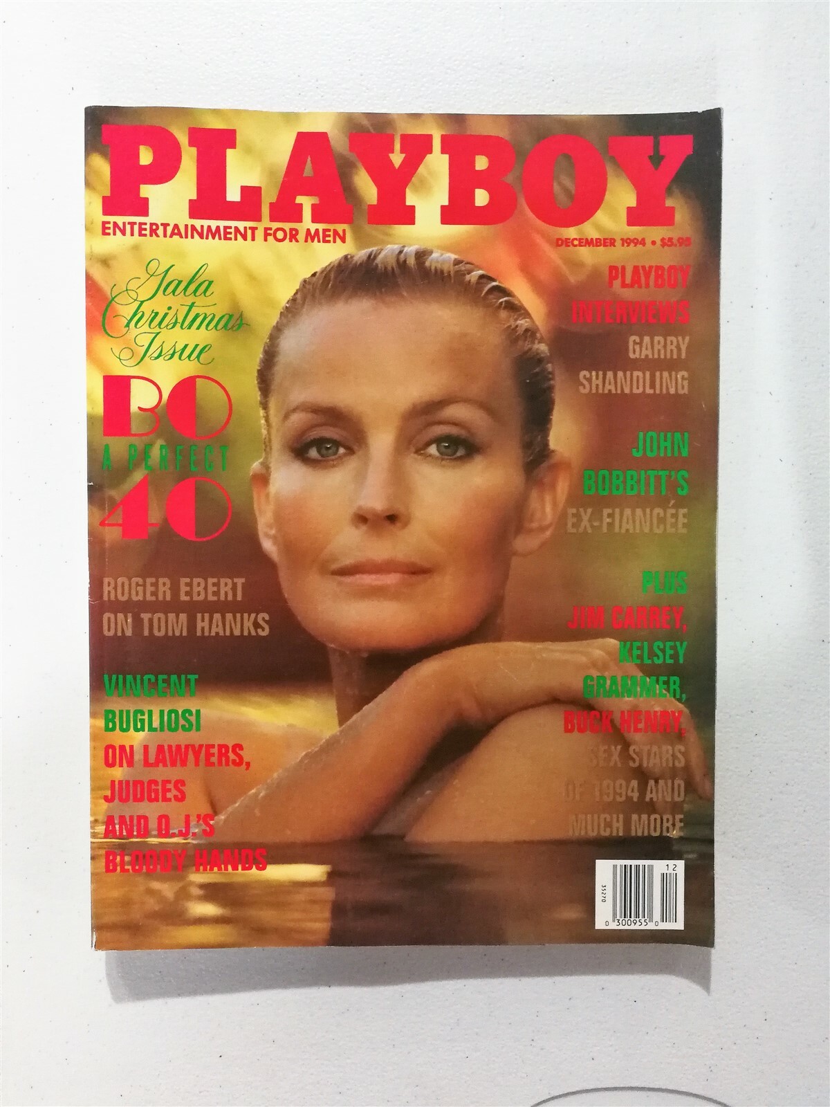 Playboy Magazine December 1994 Playmate Elisa Bridges Bo Derek Nude