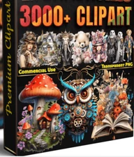 Huge art bundle medieval mechanical steampunk graphics, clipart instant download