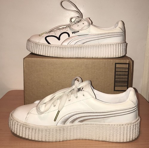Zapatillas blancas Puma x Fenty Clara Lionel Creeper 366403-01 para mujer talla 10 - Imagen 3 de 9