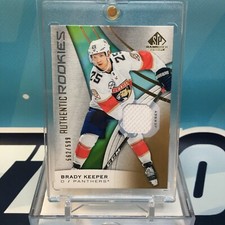 2019-20 SP Game Used #177, BRADY KEEPER SP RC🔥🔥🔥Rookie Gold Jersey /599