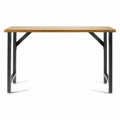 gladiator storage bamboo workbench - 168cm ebay