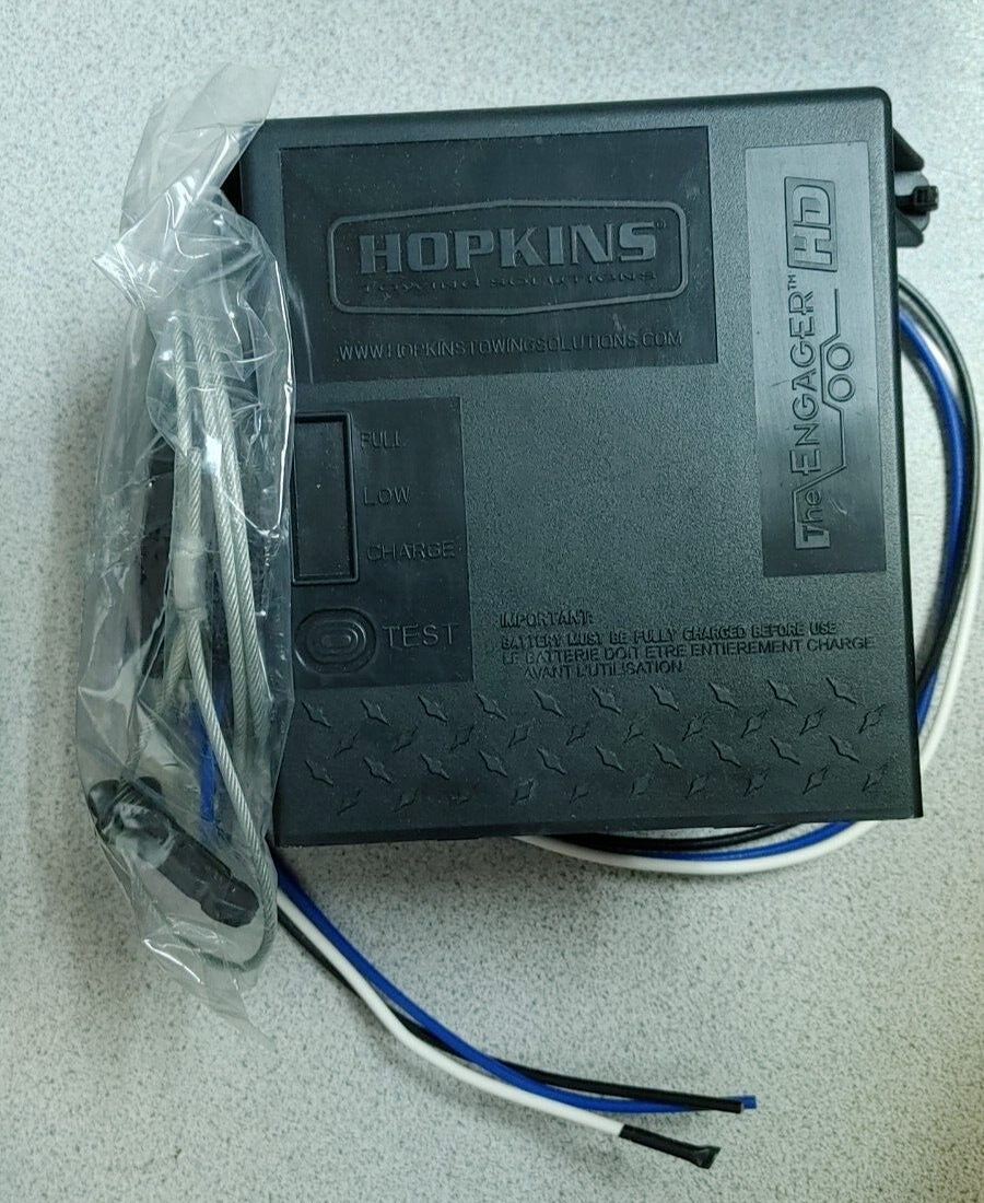 HOPKINS 20100 ENGAGER HD TRAILER BREAK AWAY KIT BATTERY MONITOR NEW