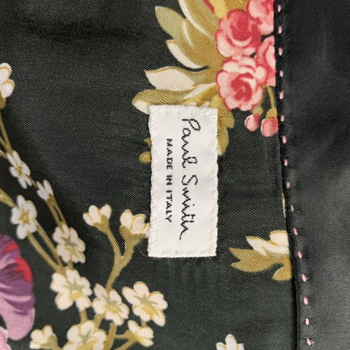 PAUL SMITH Talla 42 Terciopelo Negro Algodón Viscosa Muesca Solapa Sport Abrigo - Imagen 6 de 6