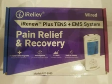 iReliev TENS Unit + EMS 14 Therapy Modes Premium Pain Relief and Recovery System